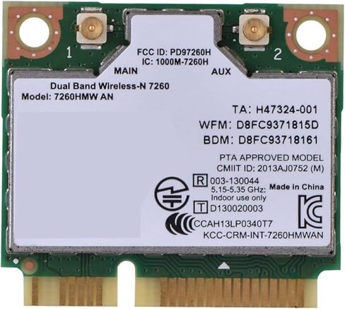 بطاقة Keenso 300Mbps Dual Band Wireless 4.0 PCIE لسرعات WiFi أسرع، مناسبة للآلات، الهيكل الصغير IPC in Saudi Arabia