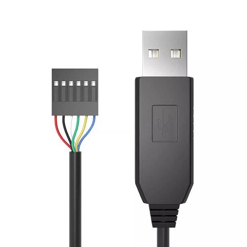 2 قطعة 1 متر FTDI FT232RL USB إلى مهايئ مسلسل وحدة USB إلى TTL RS232 كابل 6Pin in Kuwait