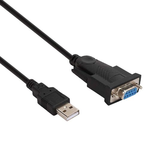 USB 2.0 to RS232 Serial Port Cable Converter, Supports 98SE/2000/ OS v8.6 or Higher with Gold-Plated Interface, 1.5M Length, Compatible with PDA, 1 Mbps Rate in Saudi Arabia