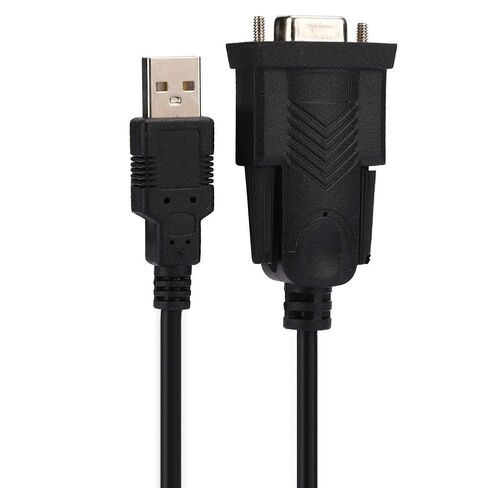 USB 2.0 to RS232 Serial Port Cable Converter, Supports 98SE/2000/ OS v8.6 or Higher with Gold-Plated Interface, 1.5M Length, Compatible with PDA, 1 Mbps Rate in Saudi Arabia