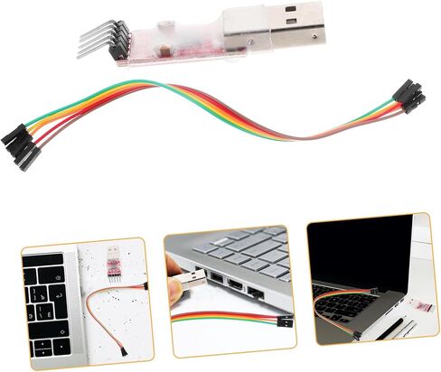 6 دبوس USB إلى محول تسلسلي دعم المحول التسلسلي العالمي / / لون عشوائي in Kuwait