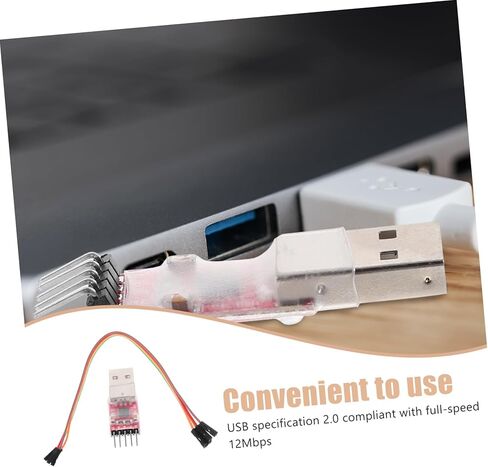 6 دبوس USB إلى محول تسلسلي دعم المحول التسلسلي العالمي / / لون عشوائي in Kuwait