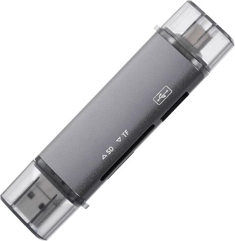 قارئ بطاقات USB من النوع C، محول بطاقة ذاكرة متعدد الوظائف متوافق مع بطاقة SD لأجهزة الكمبيوتر والهواتف الذكية، نقل بيانات عالي السرعة مع تصميم مريح in Saudi Arabia