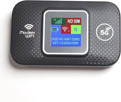 نقطة اتصال واي فاي متنقلة 4G LTE، راوتر لاسلكي عالي السرعة بسرعة 150 ميجا بت في الثانية مع فتحة لبطاقة SIM للهاتف الخلوي والكمبيوتر المحمول والكمبيوتر والتلفزيون in Kuwait