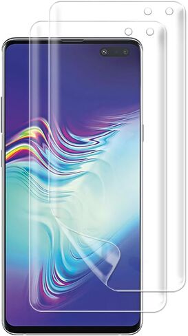 2 Pack Screen Protector For Samsung Galaxy S10 Plus (6.4 inches) (Not Glass), Flexible Soft TPU Film, Case Friendly in Saudi Arabia