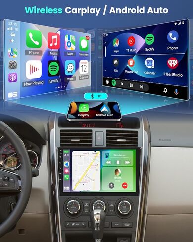 4G+64G Car Radio for Mazda CX-9 CX9 CX 9 2006-2015 - Wireless Carplay & Android Auto - 10 Inch Touchscreen Radio with Android Auto, 32 EQ DSP, WiFi, GPS, SWC + AHD Backup Camera in Saudi Arabia