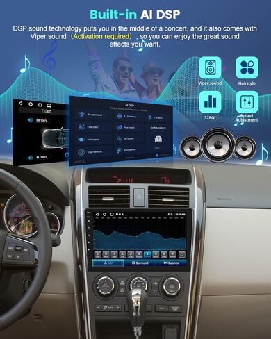 4G+64G Car Radio for Mazda CX-9 CX9 CX 9 2006-2015 - Wireless Carplay & Android Auto - 10 Inch Touchscreen Radio with Android Auto, 32 EQ DSP, WiFi, GPS, SWC + AHD Backup Camera in Saudi Arabia