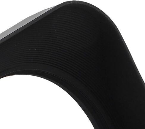 62mm Square Metal Lens Hood and Cap, Matte Finish Anti Reflection Aluminum Alloy with Velvety Black Interior Lining, for DSLR Camera Lens Protection in Saudi Arabia