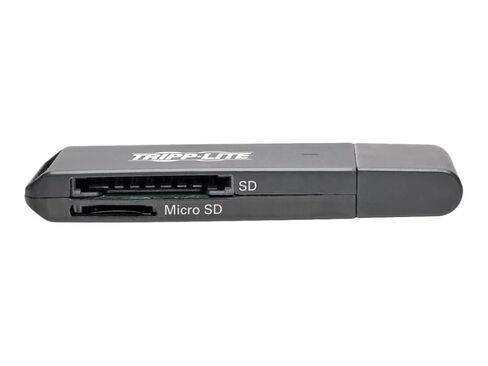 Tripp Lite Eaton Series U352-000-SD USB 3.0 SuperSpeed SD/MicroSD Memory Card Reader & Adapter, 5Gbps, Plug & Play External, PC/Mac, Black, Cloud Care Pre-Configured Bundle Eligible (10 Pack) in Saudi Arabia