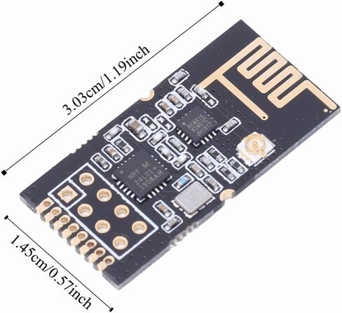 2.4GHz NRF24L01+PaLNA Module - Industrial Grade Wire-Less Transmission Board for MCU Development, 1000m Range with SPI Interface(Patch Mounting) in Saudi Arabia