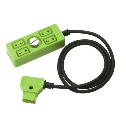 Dtap Power Splitter D-tap ذكر إلى 4 منافذ أنثى D-Tap Hub محول مع 1/4 برغي يوسع مخرج الطاقة إلى أربعة أجهزة in Kuwait