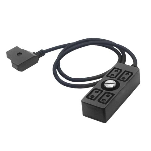 Dtap Power Splitter D-tap ذكر إلى 4 منافذ أنثى D-Tap Hub محول مع 1/4 برغي يوسع مخرج الطاقة إلى أربعة أجهزة in Kuwait