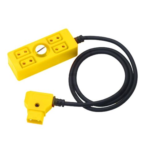 Dtap Power Splitter D-tap ذكر إلى 4 منافذ أنثى D-Tap Hub محول مع 1/4 برغي يوسع مخرج الطاقة إلى أربعة أجهزة in Kuwait