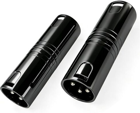 محول صوت XLR ذكر إلى أنثى ذو 3 دبابيس، موصل DMX512 من سبائك الزنك، قابس متوازن مدمج مقاس 2.36 بوصة للخلاط والميكروفون ومضخم الصوت (ذكر إلى أنثى) in Kuwait