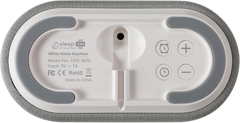 White Noise Machine with 29 Sounds + 16 Colors – Digital Alarm Clock & Amber Night Light for Blue Light Blocking, Gentle Wake Alarm, Sleep Timer & Memory Function for Adults & Kids in Saudi Arabia
