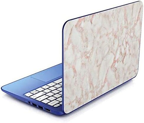 Skinit Decal Laptop Skin Compatible with Stream 11-d010nr 11.6in - Officially Licensed Skinit Originally Designed Rose Gold Marble Design in Saudi Arabia