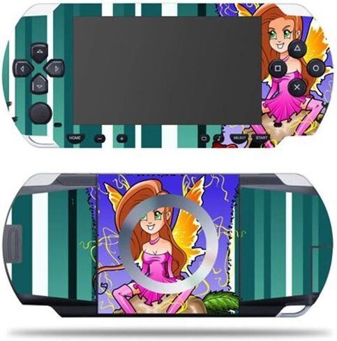ملصق غطاء لاصق واقٍ من الفينيل من Mightyskins متوافق مع Sony PSP - Funky Fairy in Kuwait