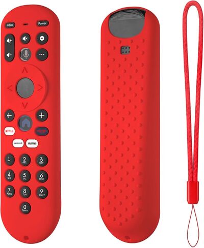 Hi Color Silicone Remote Control Cover for Xumo TV Remote Xumo Stream Box Voice Remote RC3401 Protective Case Sleeve (red) in Kuwait