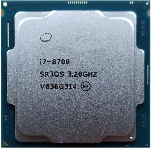 معالج وحدة المعالجة المركزية I7 8700 3.2 جيجا هرتز سداسي النواة واثني عشر خيطًا 12 ميجا 65 وات LGA 1151 in Kuwait