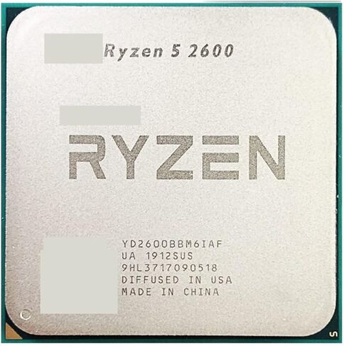معالج وحدة المعالجة المركزية R 5 2600 R5 3.4 جيجا هرتز سداسي النواة اثني عشر خيط 65 وات YD2600BBM6IAF مقبس AM4 in Kuwait