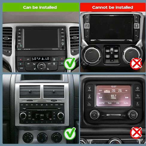 Android 14 Double Din Car Stereo Radio for Dodge Durango 2004-2010,7" Touchscreen Car Radio w/Wireless Carplay Android Auto GPS WiFi Bluetooth RDS DSP SWC Mic Backup Camera in Saudi Arabia