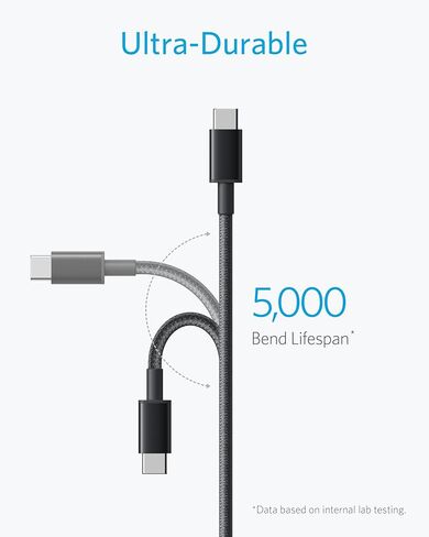 كابل Anker [4 حزم، 3FT]، كابل USB A إلى USB C لسلسلة iPhone 17، Samsung Galaxy S10 S10+، LG V30، Beats Fit Pro والمزيد (أسود) in Saudi Arabia