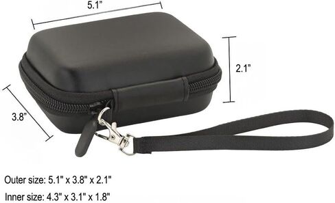Small Cute Digital Camera Case Bag with Strap Compatible with Kodak FZ55/FZ45/FZ53/C1 Hard Shell Camera Holder Carrying Case Cover Storage Bag Compatible with Sony DSCW830 and Accessories (Pink) in Kuwait