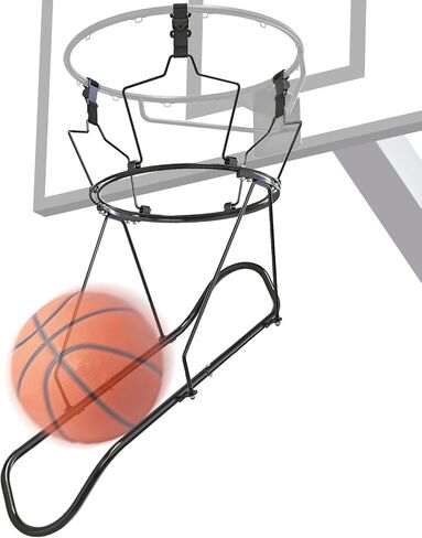 KingDolly 360° Swivel Track Basketball Return Attachment, Basketball Rebounder with 3 Anti-Slip Buckles, Ball Return for Basketball Hoop for Solo Practice, Shooting Training Indoor/Outdoor in Saudi Arabia