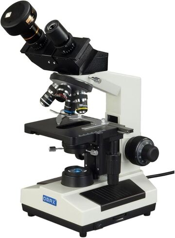 OMAX 40X-2000X Binocular Oil Darkfield Compound Microscope with Replaceable LED Light and 3MP Camera in Saudi Arabia