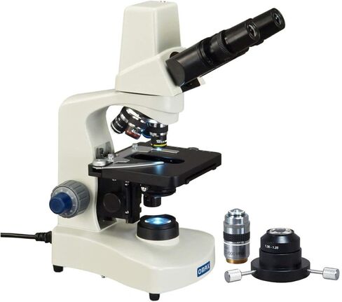 مجهر OMAX 40X-2000X Darkfield مجهر LED مع كاميرا مدمجة 3MP + خطة 100X in Saudi Arabia