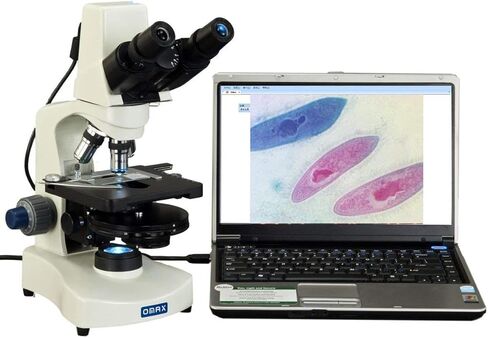 OMAX 40X-2000X Phase Contrast Binocular Compound Siedentopf LED Microscope with Built-in 3MP Camera in Saudi Arabia