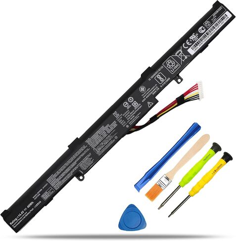 استبدال بطارية الكمبيوتر المحمول A41N1611 لجهاز ROG Strix GL553 GL553VW GL553VD GL553VE FX53VD GL753V GL752VW FX53VD Series Notebook A41LK5H A41LP4Q 14.4V 40Wh in Saudi Arabia