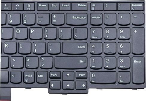 BestParts Non-Backlit Laptop Keyboard Replacement for Lenovo Thinkpad T15 T15 Gen 2 P15s Gen 1 P15s Gen 2 US Layout Black Frame 5N20V77963 5N20V78035 5N20V78144 in Saudi Arabia