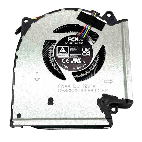 استبدال مروحة تبريد وحدة المعالجة المركزية الجديدة + وحدة معالجة الرسومات من BestParts لعام 2021 Asus ROG Strix Scar 15 G533 (G533QM G533QR G533QS)، P/N: 13NR0540P01011 13NR0540P02011 (مروحة 12 فولت) in Kuwait
