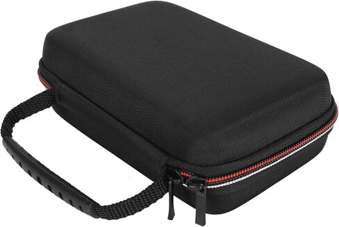 Game Console Carrying Bag, Nylon Portable Hard Shell Case with Game Slot and Inner Pocket, 16 Card Holder, Compatible with New 3DSXL, New 3DS, 3DS, New 2DS XL, Black in Saudi Arabia