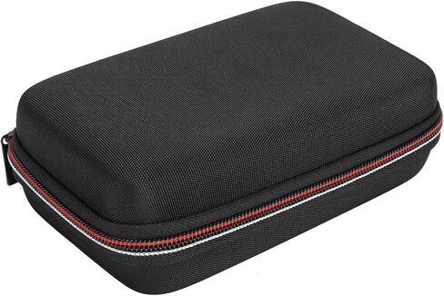 Game Console Carrying Bag, Nylon Portable Hard Shell Case with Game Slot and Inner Pocket, 16 Card Holder, Compatible with New 3DSXL, New 3DS, 3DS, New 2DS XL, Black in Saudi Arabia