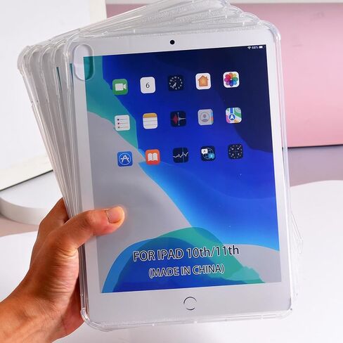 stino 5 Pack Junk Case for iPad 7th 8th 9th 10th 11th Gen Pro Air 4 5 6 7, DIY Decorative Clear Crystal Transparent Cases for Custom Design (for ipad 10th 11th Gen (10.9“)) in Saudi Arabia