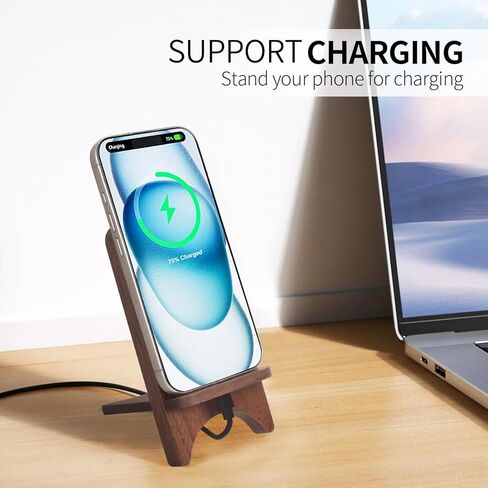 كابل شحن محول شاحن USB متعدد، محول من النوع C إلى USB OTG، USB C إلى iOS، صندوق محمول يمكن استخدامه كحامل هاتف (5 مجموعات، الجوز) in Kuwait
