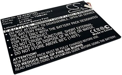 3.7v Compatible with Battery Acer Iconia TAB A3-A11, Iconia Tab P3-171, Iconia Tab W510, Iconia TAB W510 64GB, Iconia Tab W510P, Iconia TAB W511 in Saudi Arabia