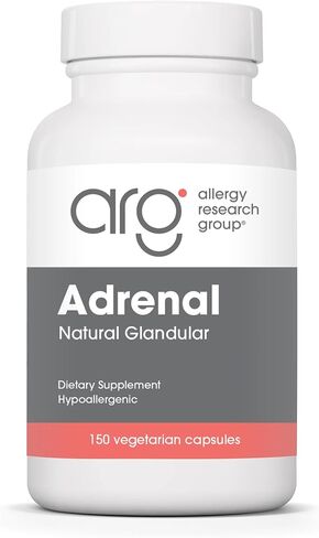 Allergy Research Group - Adrenal Glandular - Stress, Energy, Adrenal Support - 150 Vegicaps in Saudi Arabia