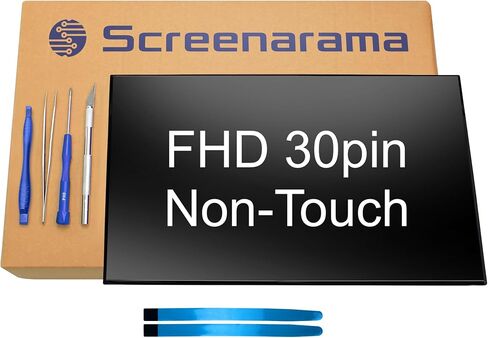 SCREENARAMA New Screen Replacement for HP M21737-001 SPS-RAW Panel UWVA 250nit (FHD 30pin Non-Touch IPS) LCD LED Display with Tools and Tape in Saudi Arabia