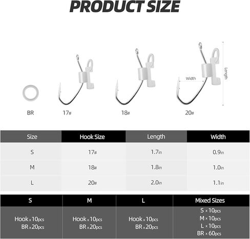 Luminous Live Shrimp Hooks – Glow-in-The-Dark Offset Barbed Hooks with Silicone Bands, High-Carbon Steel Saltwater Shrimp Fishing Hooks, for Inshore & Night Fishing in Saudi Arabia