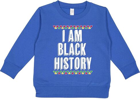 inktastic I Am Black History Month Toddler Sweatshirt in Saudi Arabia