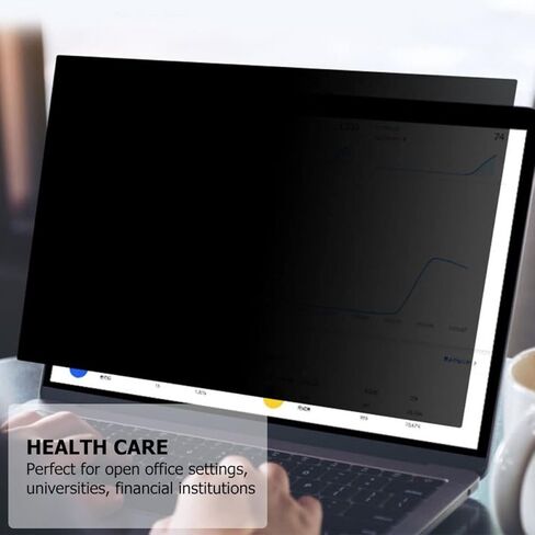 jojofuny 1pc Desktop Glare Screen Protector Monitor Leak-film Computer Accessory Easy Install Random Style in Saudi Arabia