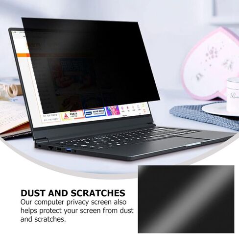 jojofuny 1pc Desktop Glare Screen Protector Monitor Leak-film Computer Accessory Easy Install Random Style in Saudi Arabia