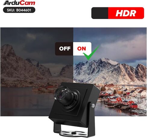 وحدة كاميرا Arducam 8MP HDR USB، كاميرا ويب UVC بزاوية عريضة 101 درجة (د) مع عدسة M12 للكمبيوتر الشخصي وRaspberry Pi وJetson Nano وغيرها من أجهزة SBC، تدعم أنظمة التشغيل Windows وLinux وAndroid وMac OS in Saudi Arabia