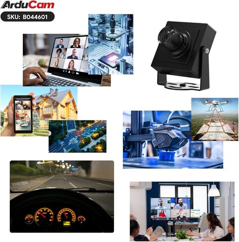 وحدة كاميرا Arducam 8MP HDR USB، كاميرا ويب UVC بزاوية عريضة 101 درجة (د) مع عدسة M12 للكمبيوتر الشخصي وRaspberry Pi وJetson Nano وغيرها من أجهزة SBC، تدعم أنظمة التشغيل Windows وLinux وAndroid وMac OS in Saudi Arabia