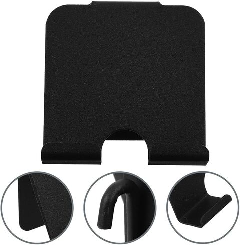 Housoutil Iron Phone Holder Cell Phone Display Stand Portable Desktop Mobile Display Rack for Office and Home Use Black in Kuwait