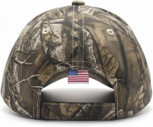 45 & 47 Hat, Patriotic Camo Baseball Cap - Adjustable Hat with American Flag and 45 & 47 Design – Perfect for Outdoor & Sports - Supporter Campaign Gear - American Pride Gear in Saudi Arabia