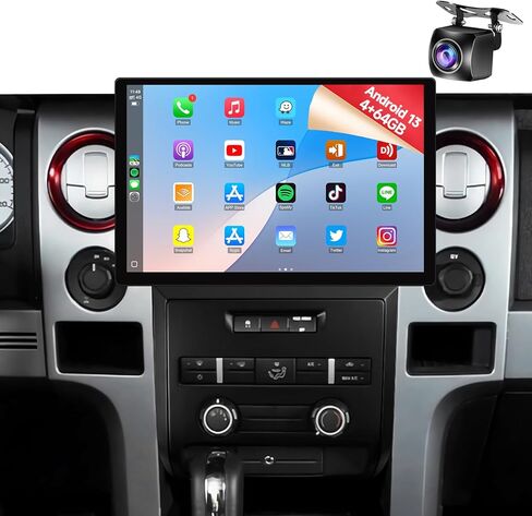 Naifay 8Core Android 12 راديو السيارة لـ Ford F150/F250/F350 2004-2016، شاشة لمس 7 بوصة لسيارة Mustang Escape Edge Explorer Focus ستيريو السيارة مع Carplay Android Auto GPS WiFi BT+Canbus MIC in Kuwait